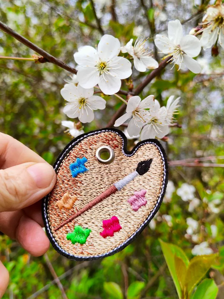 Machine Embroidery Design Artist's Palette