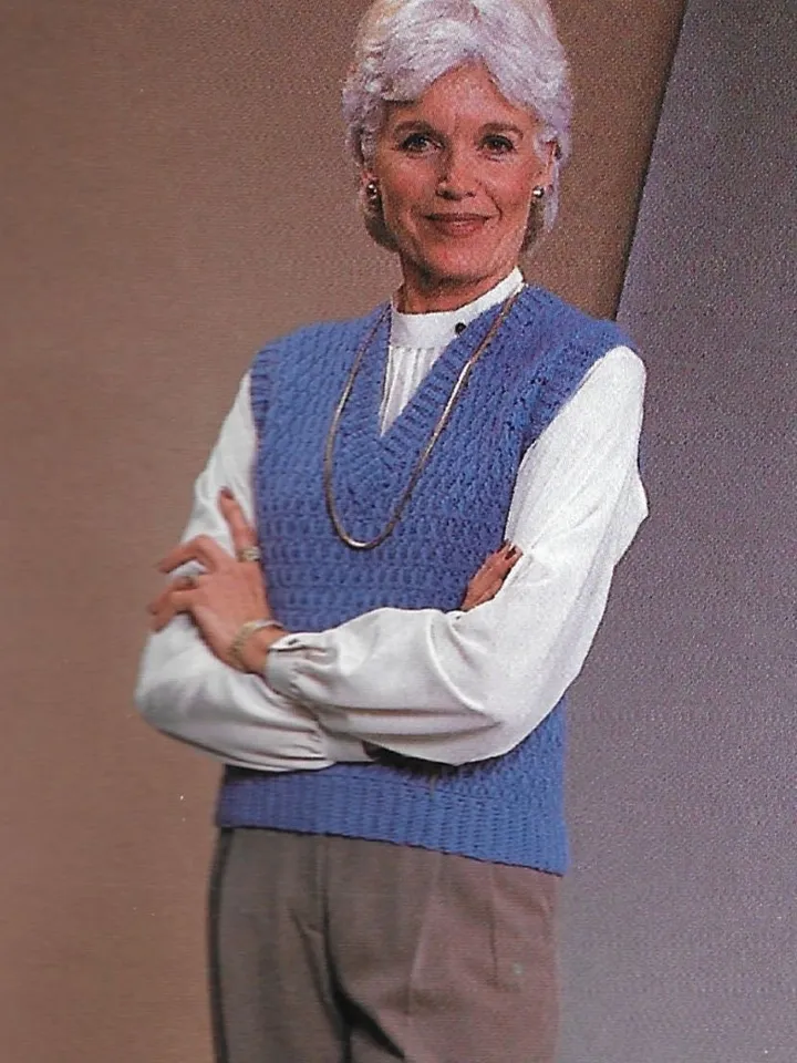 Waistcoat crochet pattern, women vest crochet pattern, easy vest crochet pdf