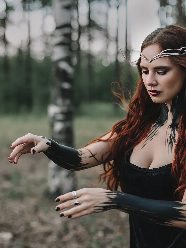 Witchcraft accessory pagan Jewelry elves and fairies dark witch tiara wiccan goddess diadem Crown pagan priestess Etaine