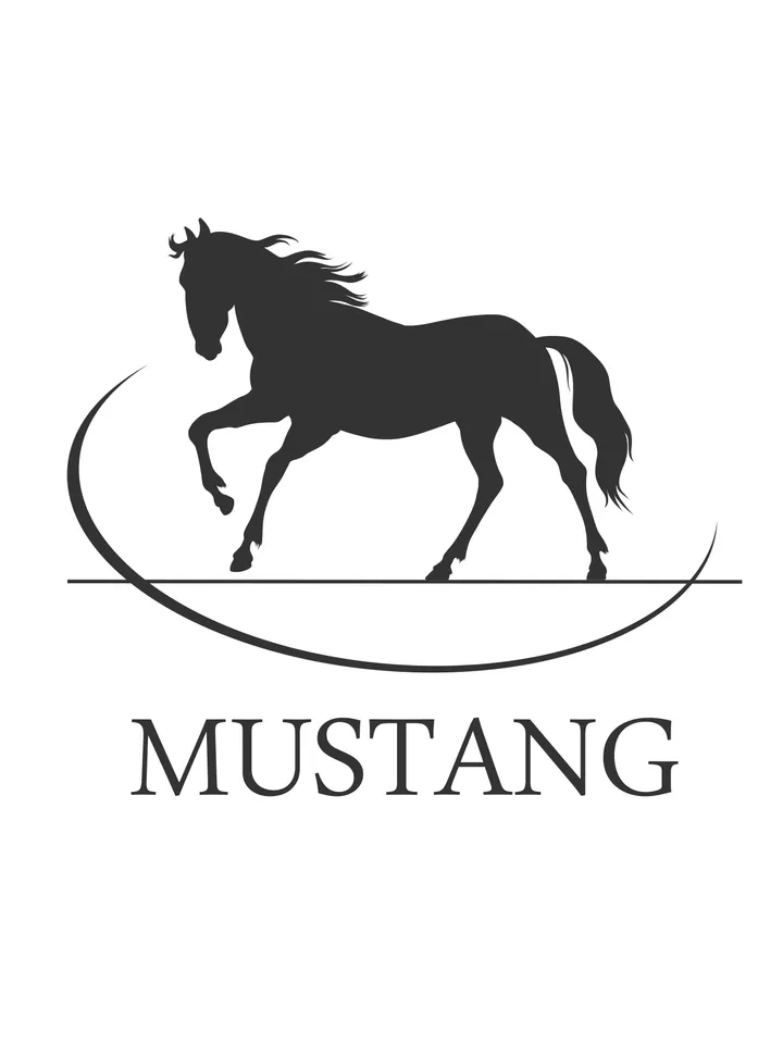 Horse logo. Silhouette horse. Silhouette vector image. Plotter cutting. Ai file, EPS file, DFX file, PNG file, JPG file, SVG file