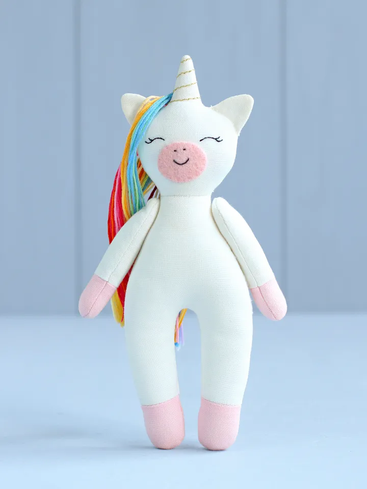 PDF Mini Unicorn Stuffed Animal Sewing Pattern