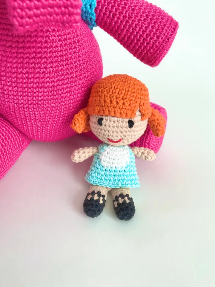 Crochet Pattern Doll for Elephant Ellie
