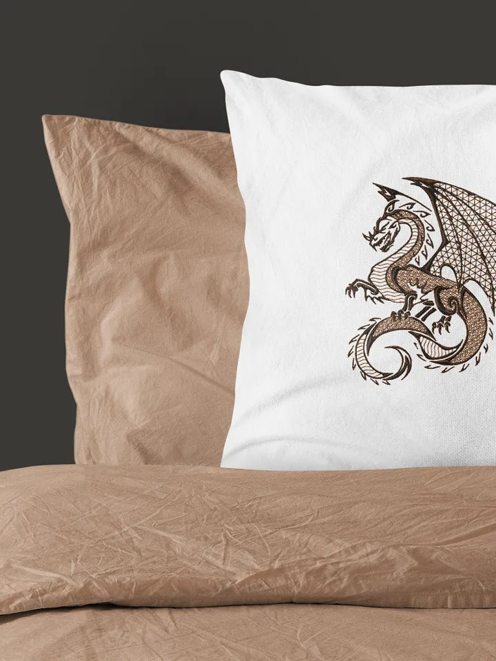 Fantasy dragon for machine embroidery pattern 4 size, Embroidery files flying dragon, Dragon embroidery design, Chinese New Year #R19