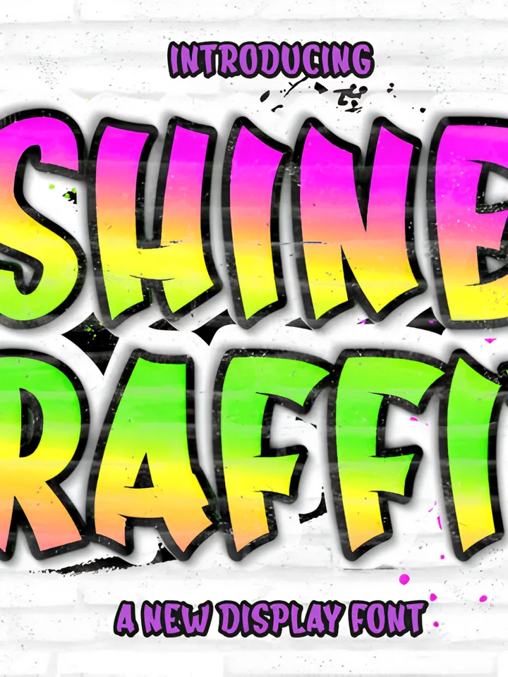 Shine Graffiti Font