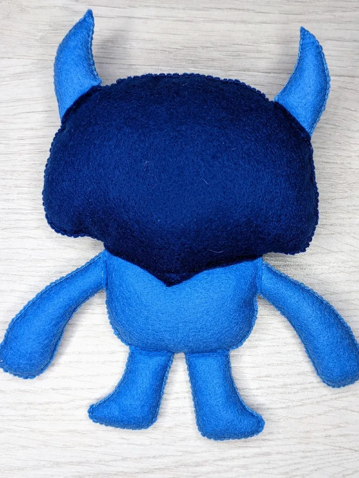 Endless alphabet Monsters Felt toys, Endless Numbers - Big Blue Monster