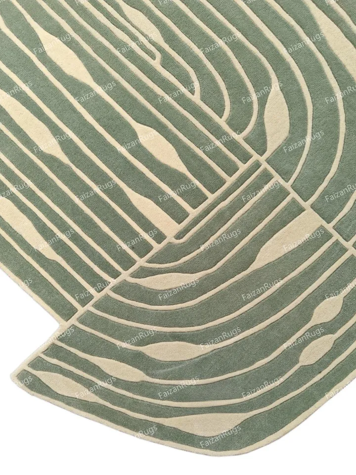 Hatsu Striped Hand tufted Shaped rug 100% wool for living room, bed room, kids room in any size 10x14,10x12,9x12,8x10 Hurry up guys!!!!