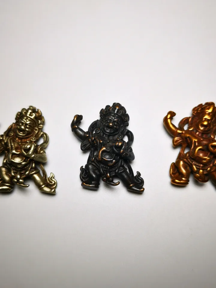 Gandhanra Handmade Vajrapani Amulet,Tibetan Tantric Buddhism Statue,the Protector and Guide of Gautama Buddha