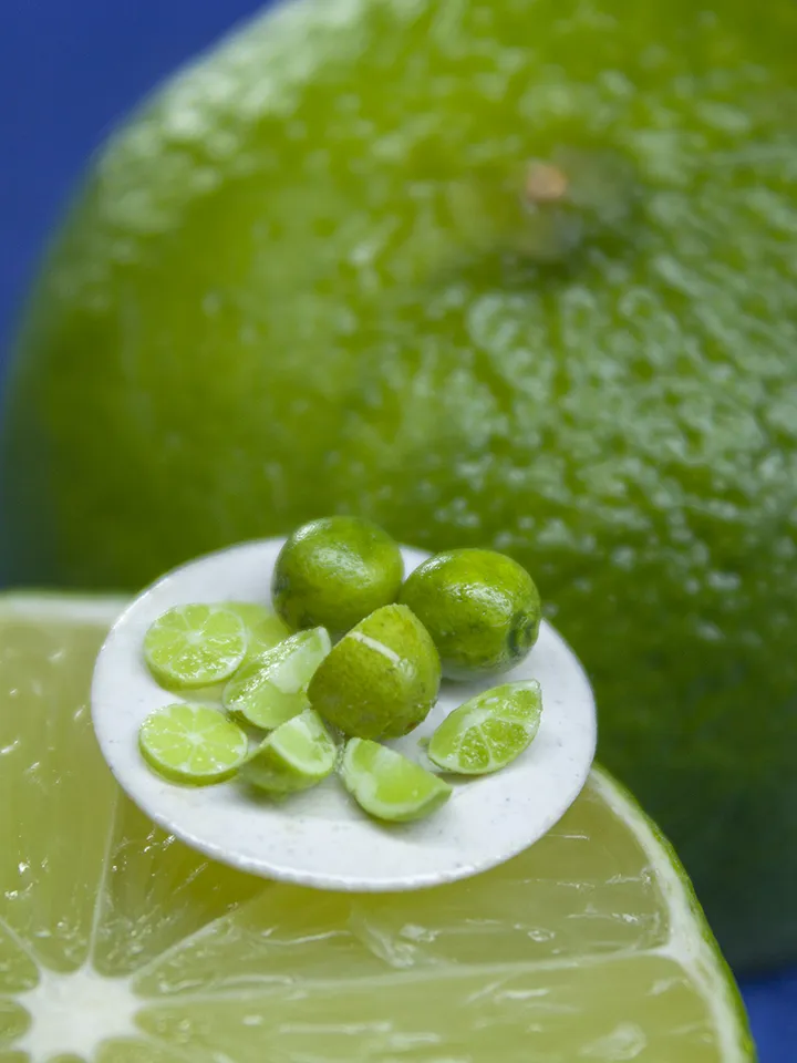 TUTORIAL Miniature lime cane with polymer clay
