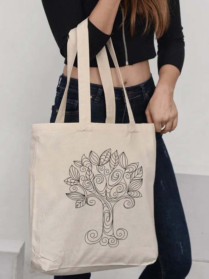 Mandala tree of life blackwork pattern PDF download Backstitch chart Mandala ornament tree, Blackwork tree embroidery PDF, Nature, Leaf #W24