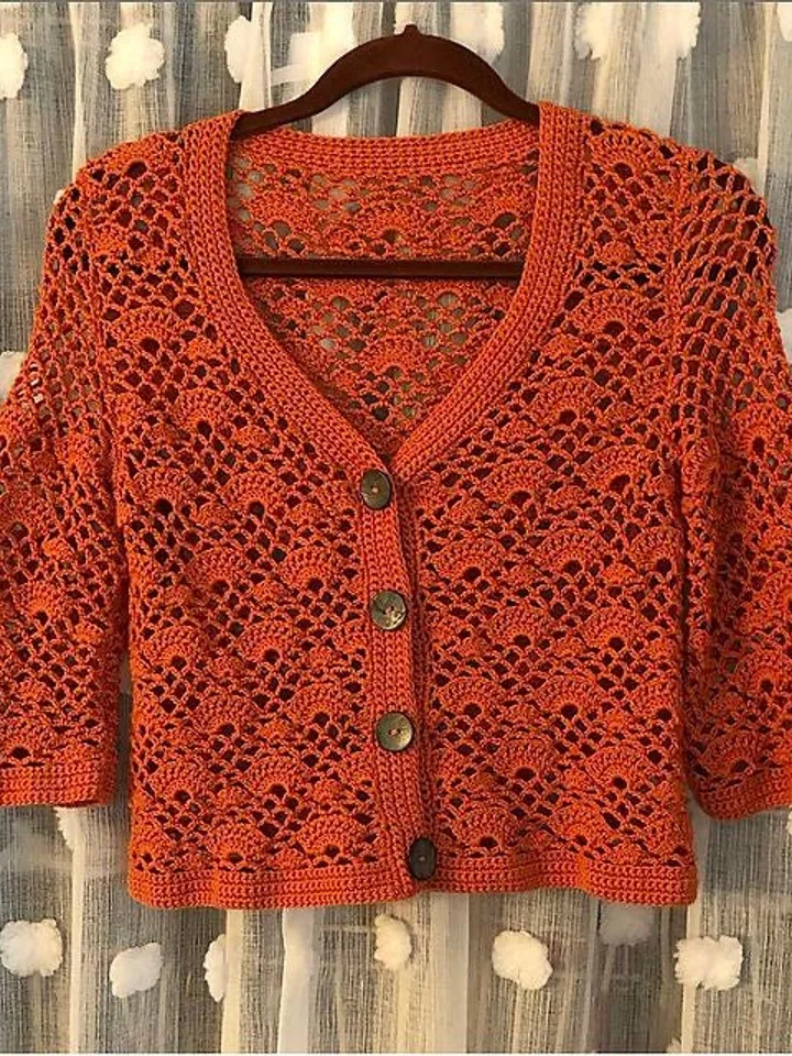 Cardigan crochet pattern m mesh cardigan, cropped cardigan crochet pdf instant download