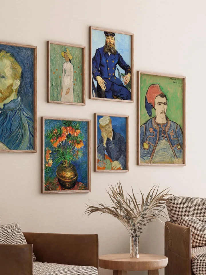 1000+ Van Gogh Wall Art Set, Famous Painting Prints, Starry Night, Sunflowers, Digital Download Posters, Home Decor Art Bundle, Gallery Set