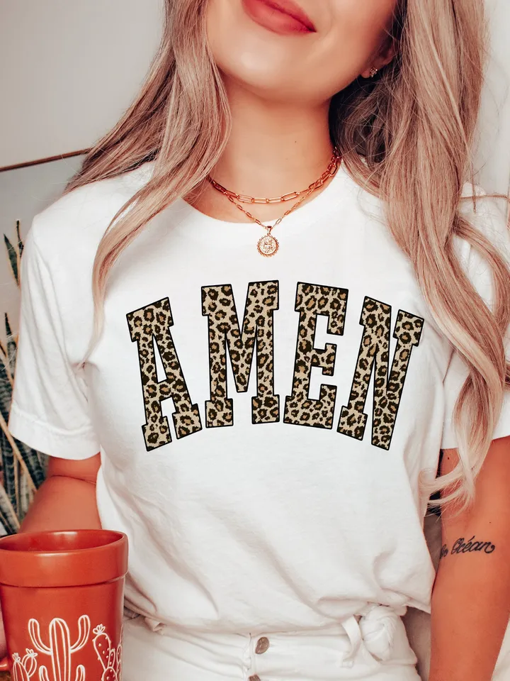 Amen Leopard Cheetah Christian Easter Jesus png, Easter sublimation, Easter png, Jesus png, Christian Sublimation Designs, leopard png