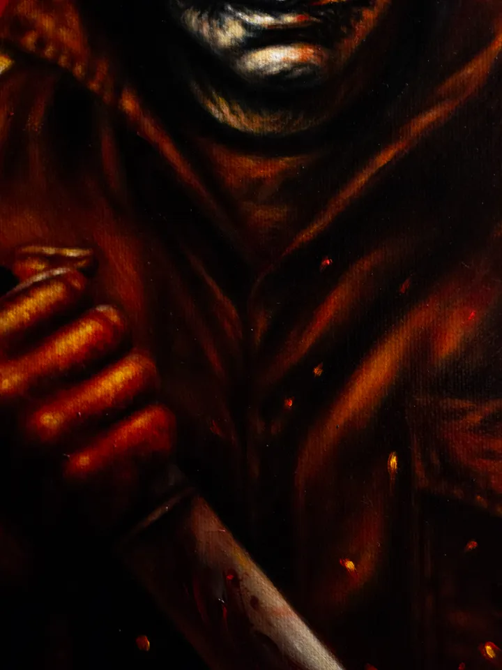 Michael Myers Original oil painting