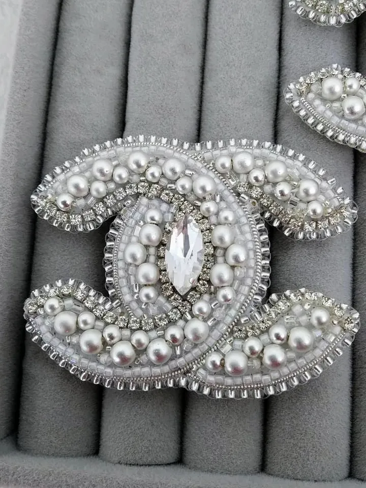 Handmade crystal brooch with earrings for women, valentines gift for her, Christmas gifts, bridesmaid gift, gift for mom