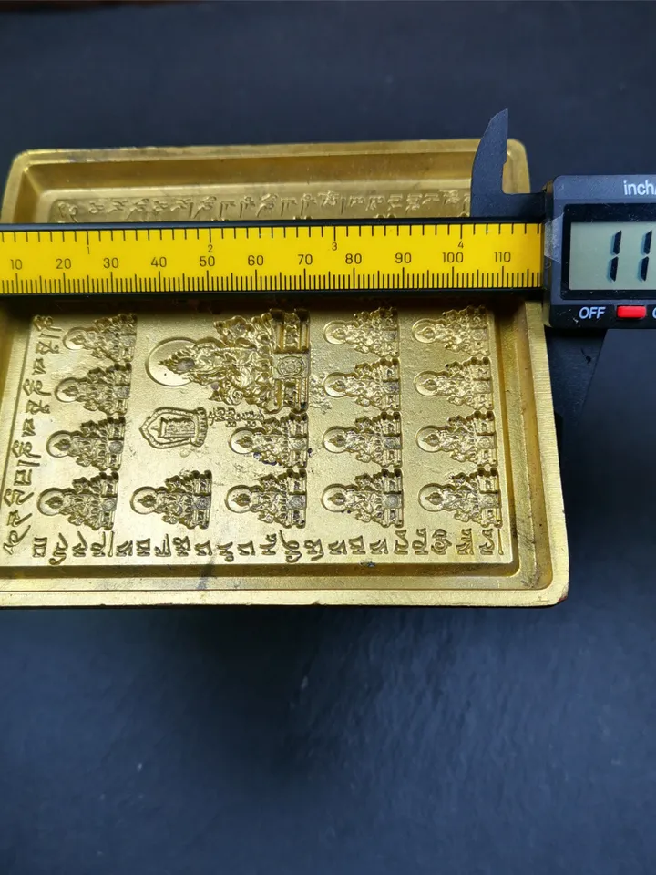Gandhanra Handmade Tibetan Buddha Statue Mold,25 Akshobhya Tsa Tsa,Copper Mould For Making Clay Buddha Statue,Tsha Tsha