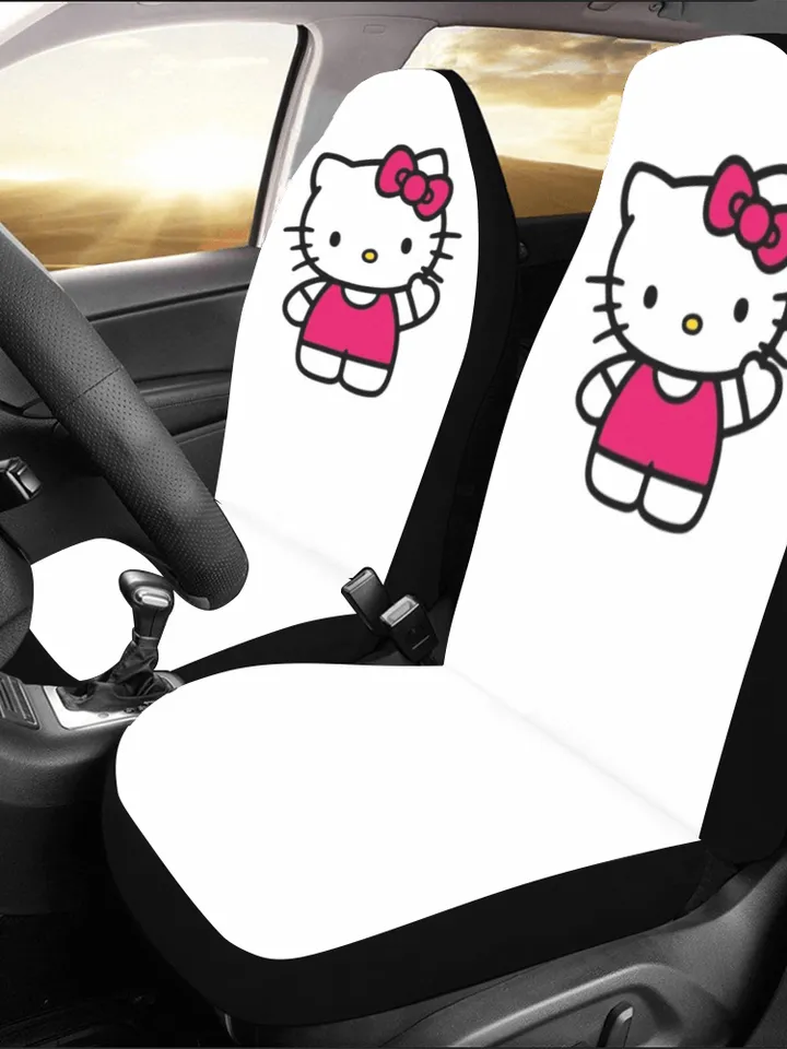 Kitty Car Seat Covers Set of 2 Universal Size