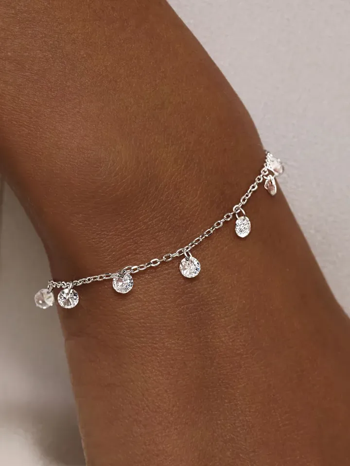 Bracelet silver 925 with cubic zirconia