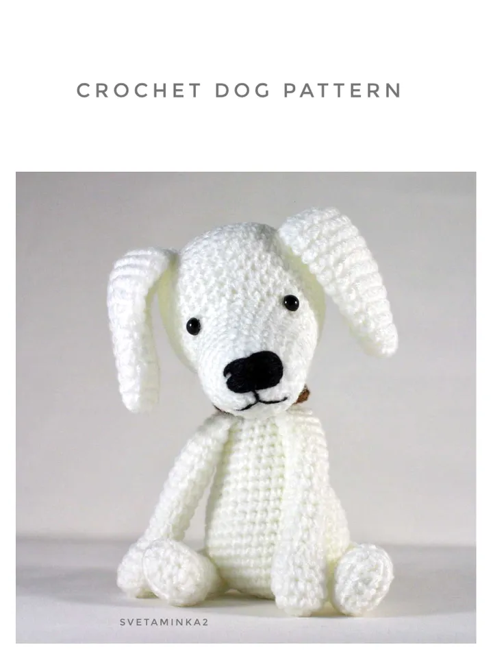 Crochet Dog Pattern. Crochet Puppy Pattern. Amigurumi. Digital Download. PDF.
