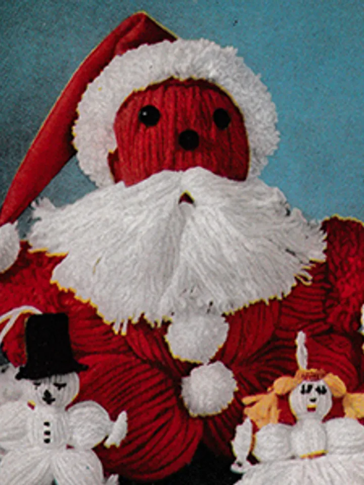 Vintage Crochet Pattern Jolly St. Nick Pattern Digital Download PDF