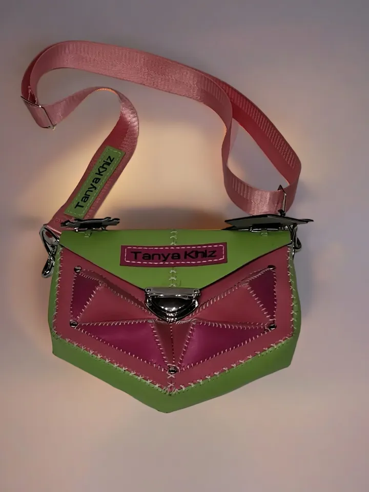 Leather bag "Spring in your heart"