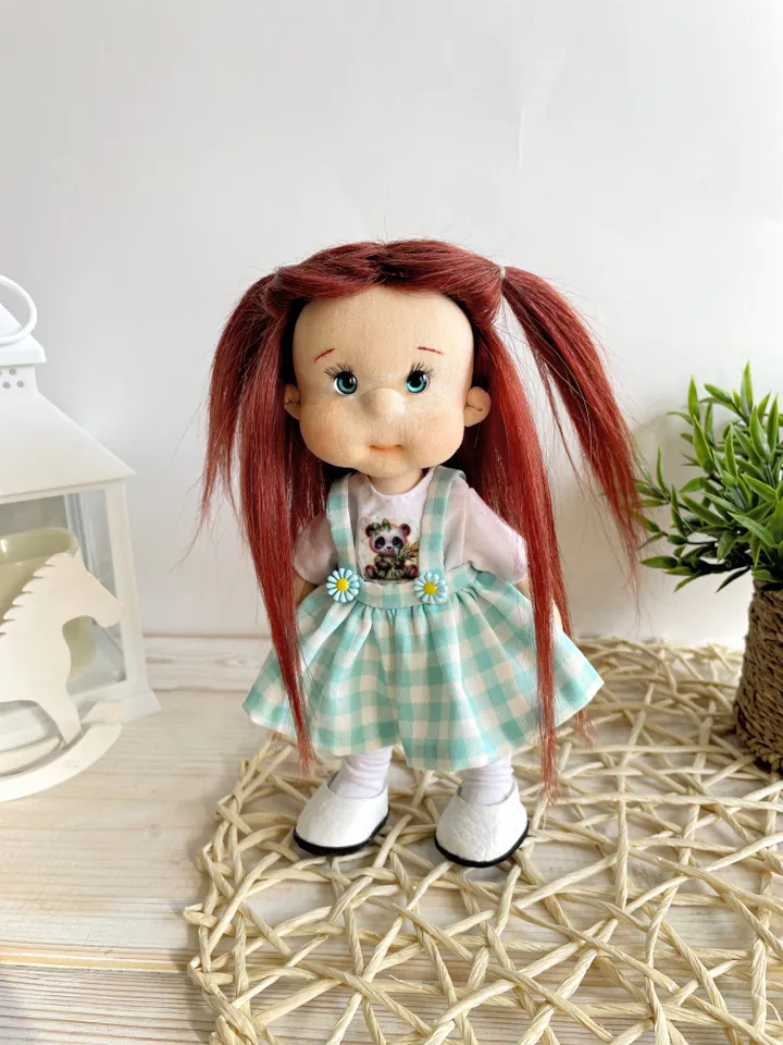 Art Doll Waldorf Doll Inspiration Handmade Textile Doll Birthday Gift for Girl