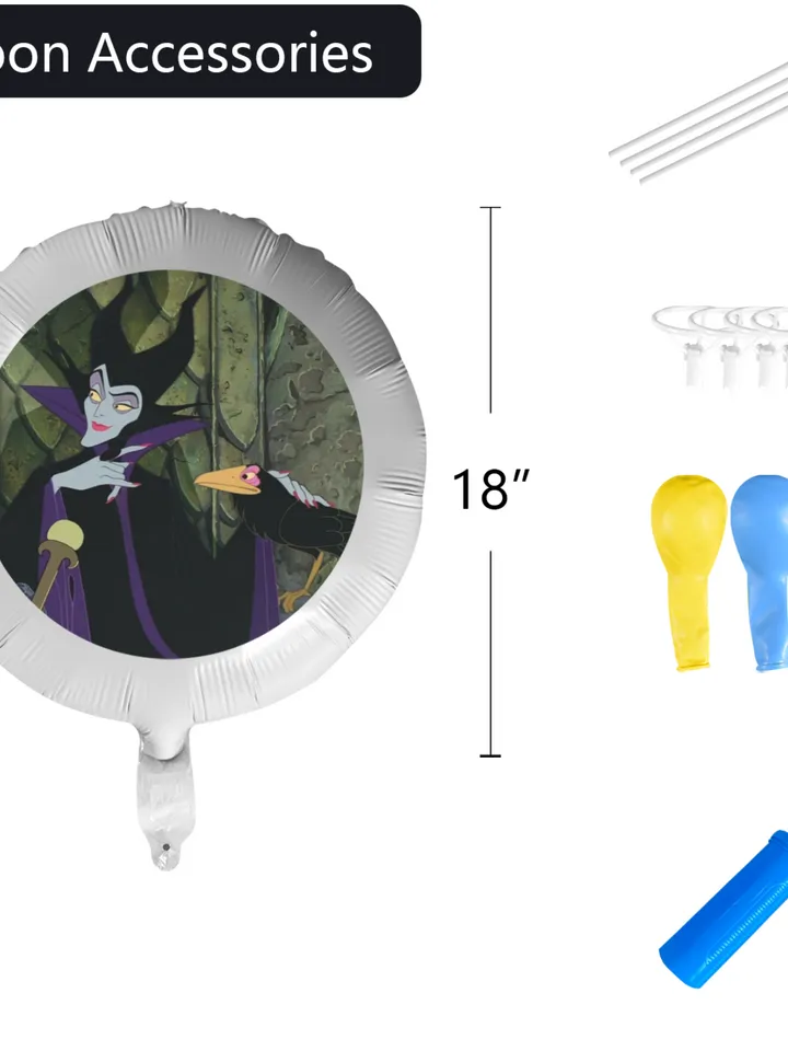 Maleficent Foil Balloon