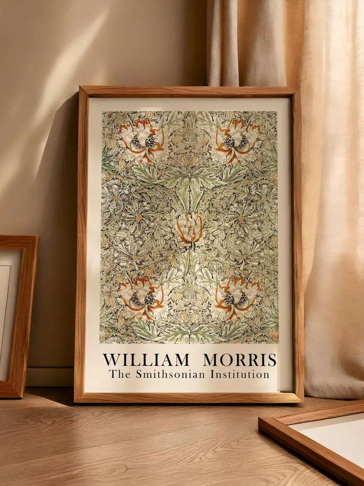William Morris Wall Art, Vintage Botanical Print, Floral Poster Arts Decor, Digital Download, William Morris Print Digital Download 009