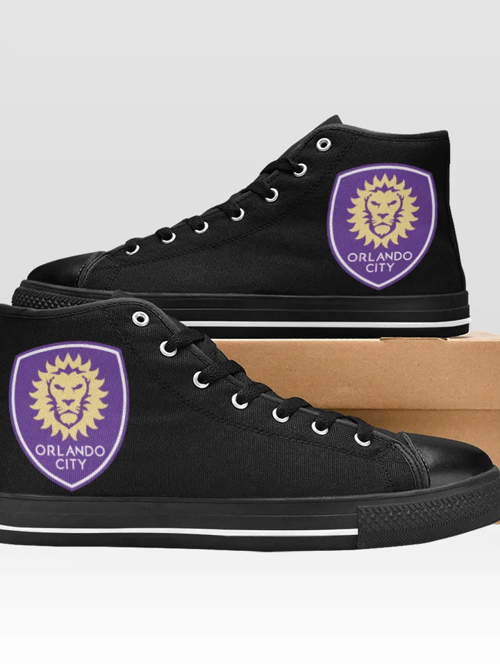 Orlando City Shoes, High-Top Sneakers, Handmade Footwear