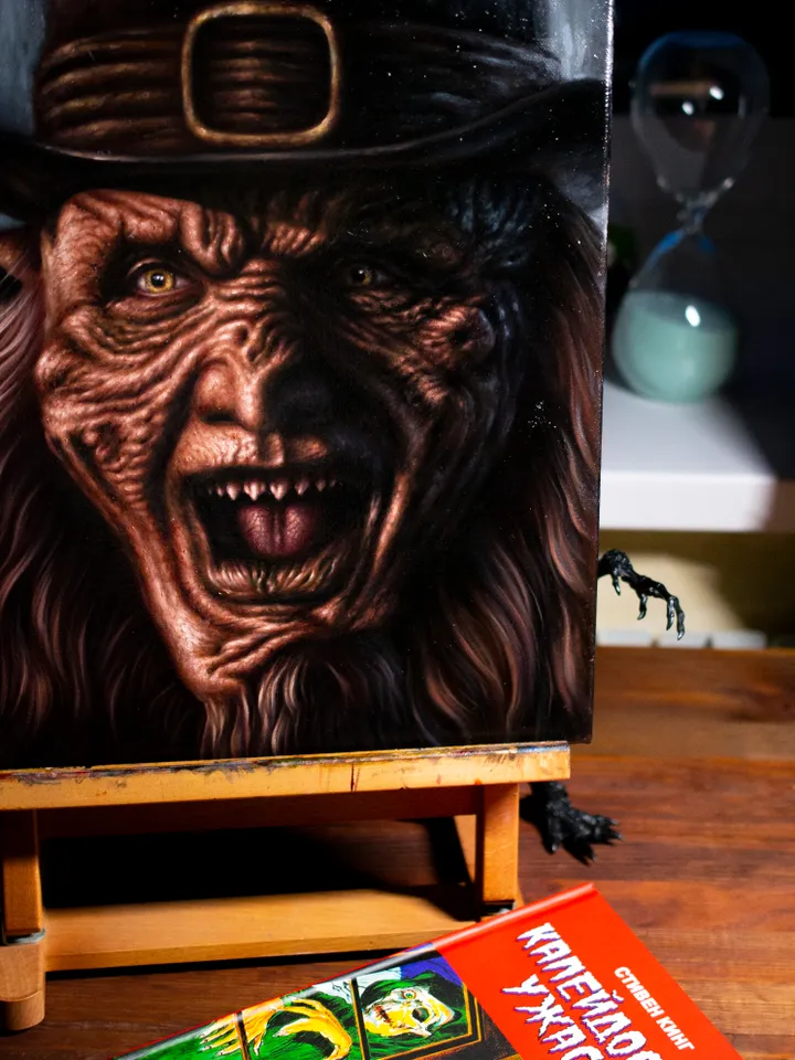 Original Oil painting Leprechaun