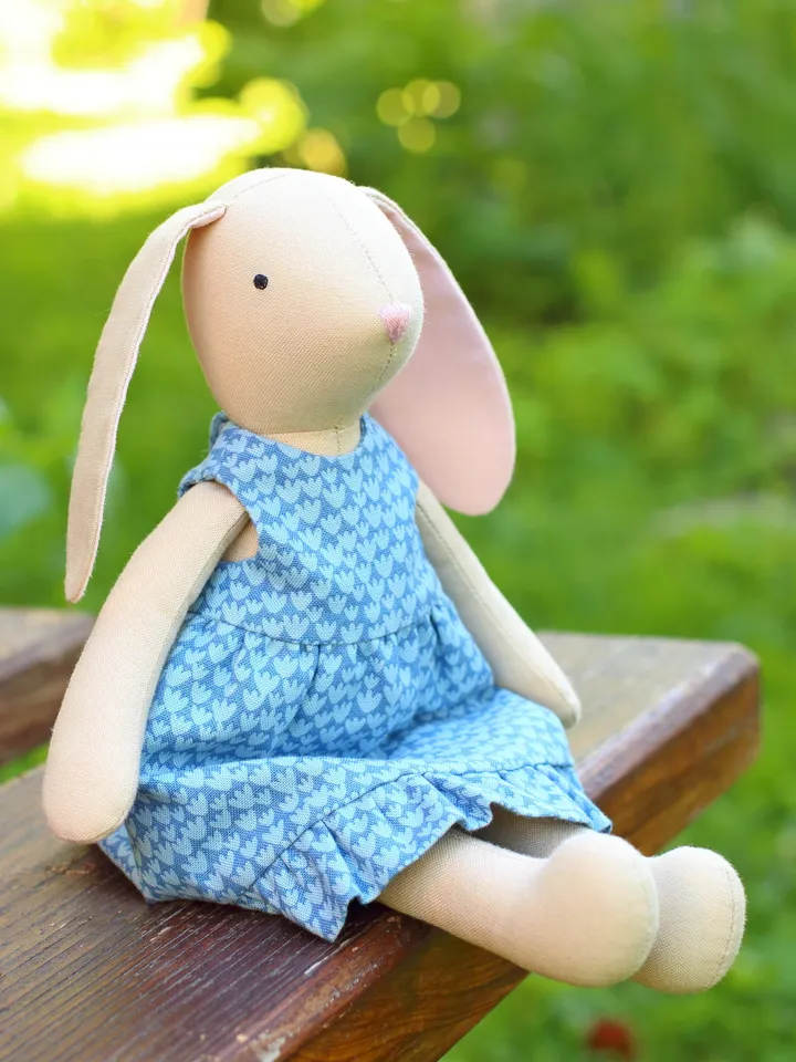 PDF Large Bunny with Floppy Ears Sewing Pattern