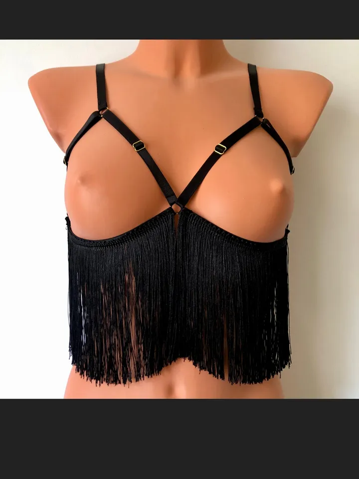 Open bra - Sexy bra - Harness lingerie - Strappy lingerie