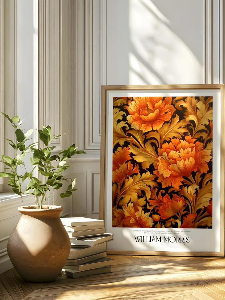 William Morris Wall Art, Vintage Botanical Print, Floral Poster Arts Decor, Digital Download, William Morris Print Digital Download AA13