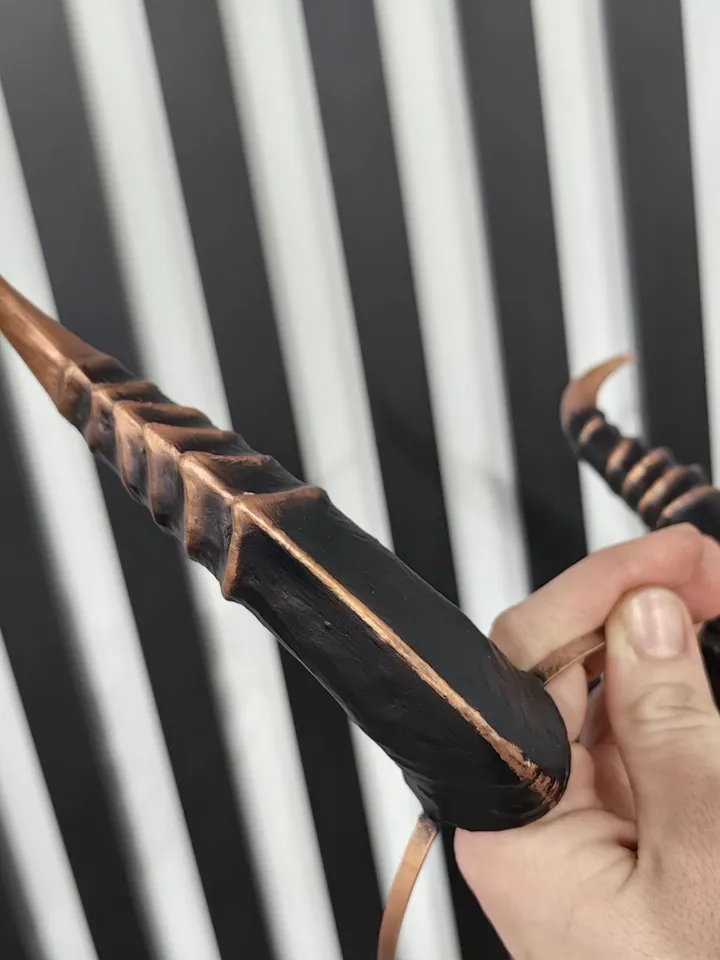 Dragon Horns, aged copper Devil Horns, Dragon Horns, Horns Headband, Fantasy Cosplay Horns for Halloween