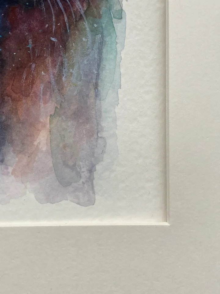 Raccoon Painting Original Watercolor Painting Raccoon Gift Small Animal Art Raccoon Illustration Witch Raccoon