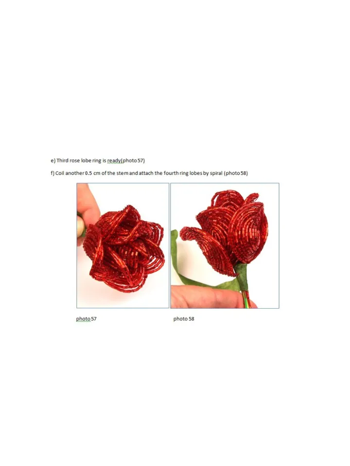 French Beaded Rose | Beaded Flowers pattern | Seed bead patterns | Beading tutorial | 3d beaded flowers