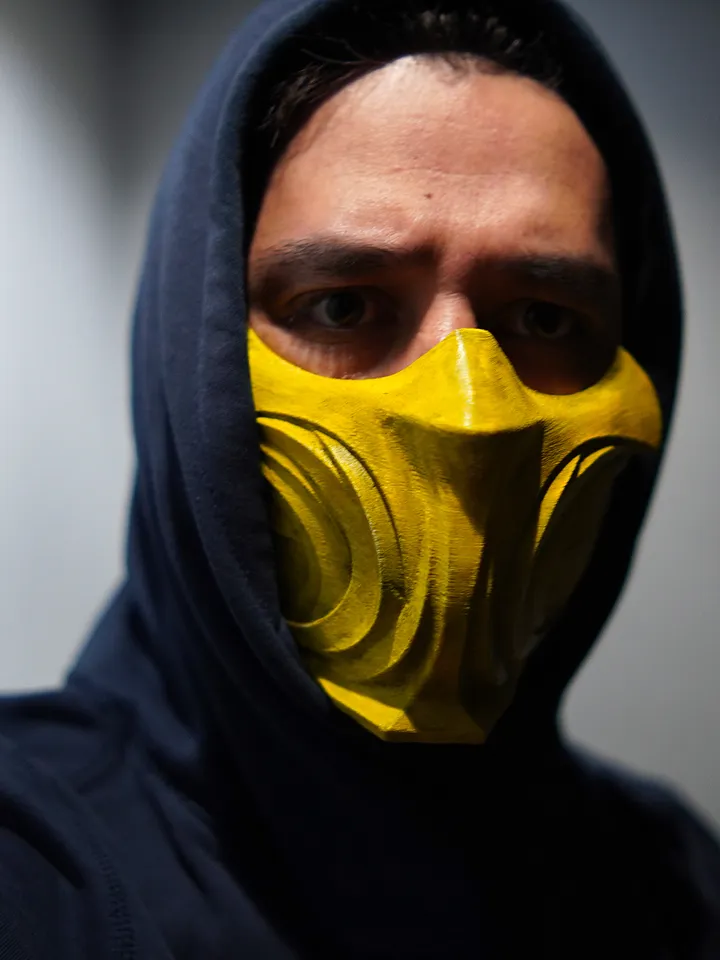 Mortal Kombat 11 Scorpion Mask Mortal Kombat 11 Scorpion mask