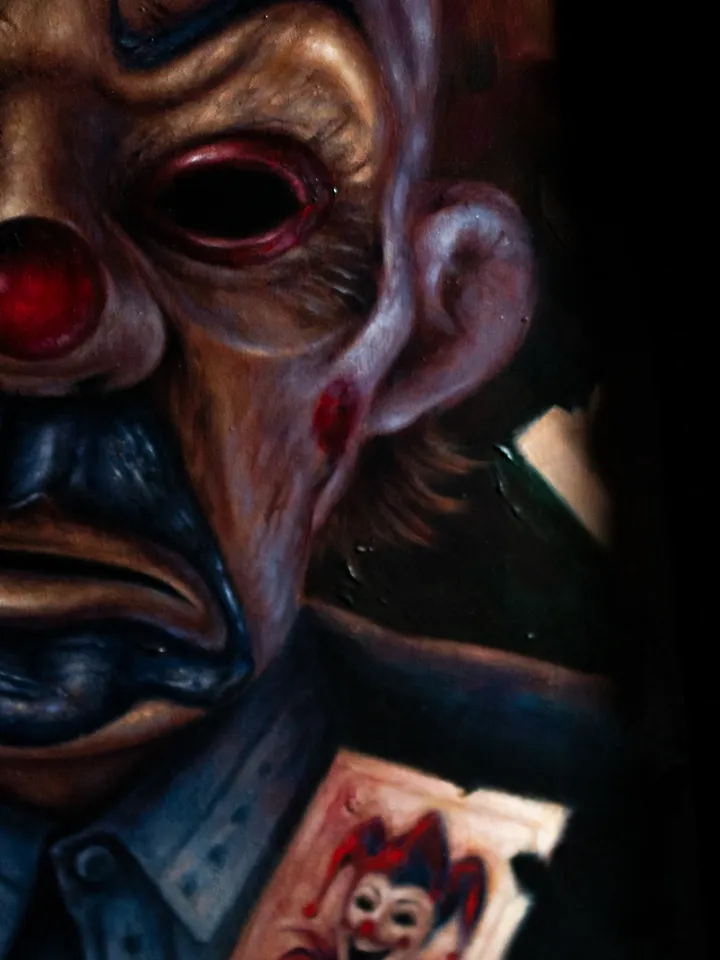 Original oil painting Joker