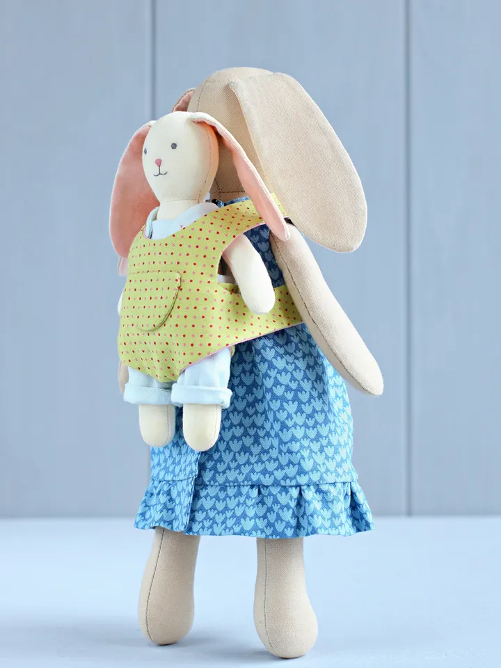 PDF Large Bunny with Floppy Ears Sewing Pattern