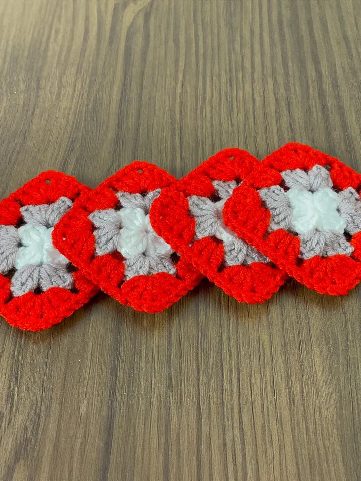Easy Crochet Granny Square Pattern PDF, Simple Small Square Tutorial for Baby Blankets, Tote Bags, Shawls, or DIY Accessories
