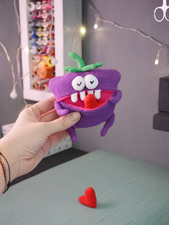 PDF Plush Toy Pattern Set – Fleece Berry Softies Trio