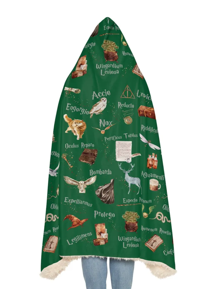 Wizarding World Snuggle Blanket ; Magic School Snuggle Blanket Owl Key Magic World Custom Wizard Snuggle Blanket Gift Baby Magic WBB12