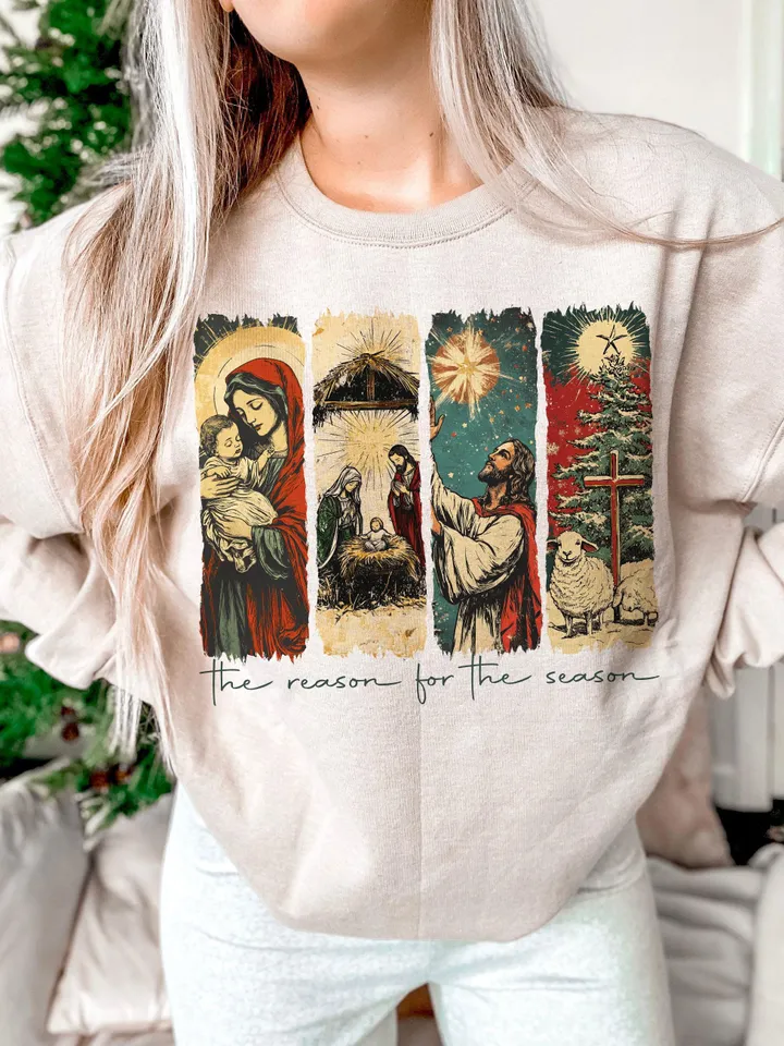 Jesus is the reason For the season PNG, Christmas Season Png, Christmas Design, Christmas png, Christmas Jesus png, png files