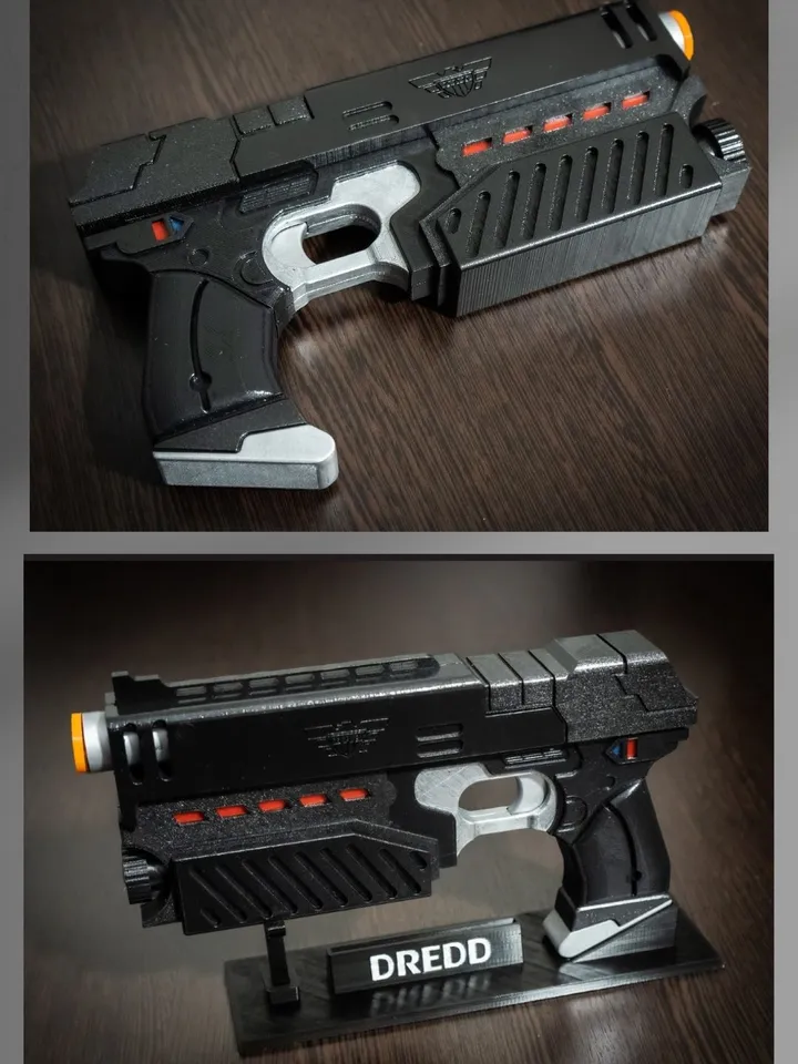 Judge Dredd Lawgiver cosplay prop gun