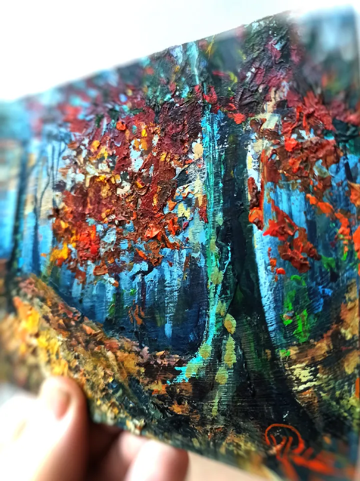 The Enchanted Forest, original signed oil painting