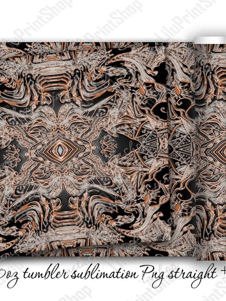 Tooled leather Tumbler sublimation designs, Gothic tumbler sublimation wrap PNG for 20oz skinny straight & tapered tumbler digital