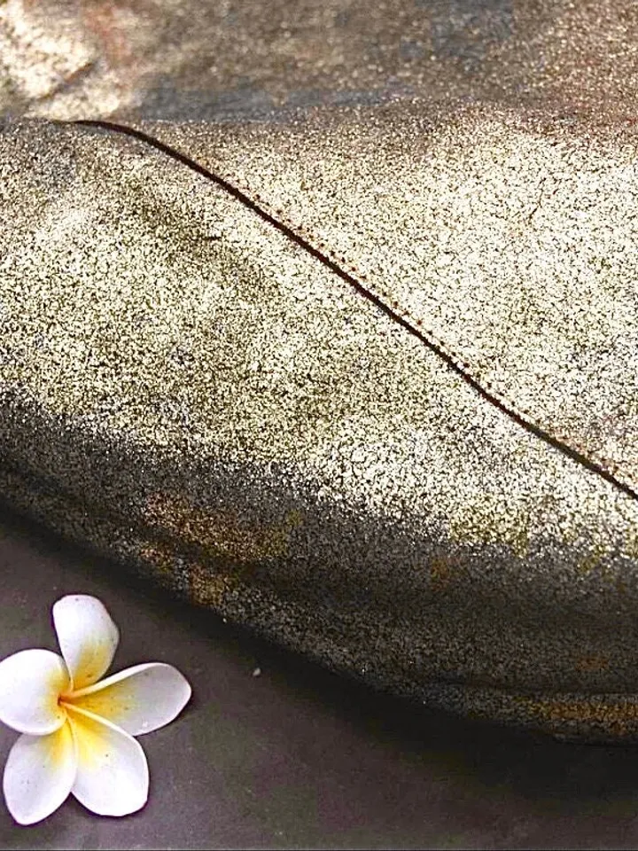 Genuine leather gold tote shopper big bag / everyday purse / handmade bags / designer bags / metallic summer bag / gift for her