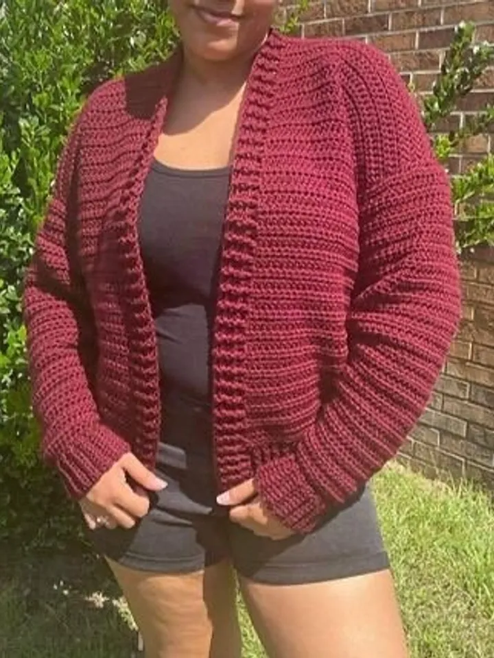Cardigan crochet pattern, Women ladies cardigan, easy cardigan, beginner pattern pdf