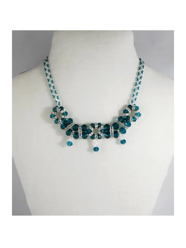 Tutorial "Smile" Necklace, beaded Necklace, Beading Tutorial, Bead weaving