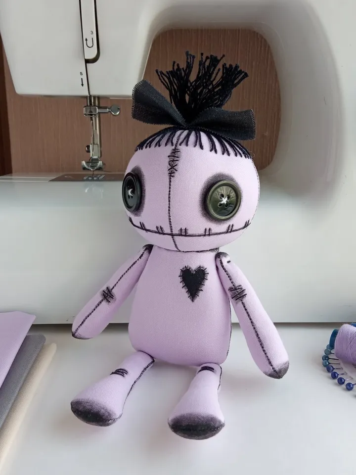 Handmade Goth Doll - Violet