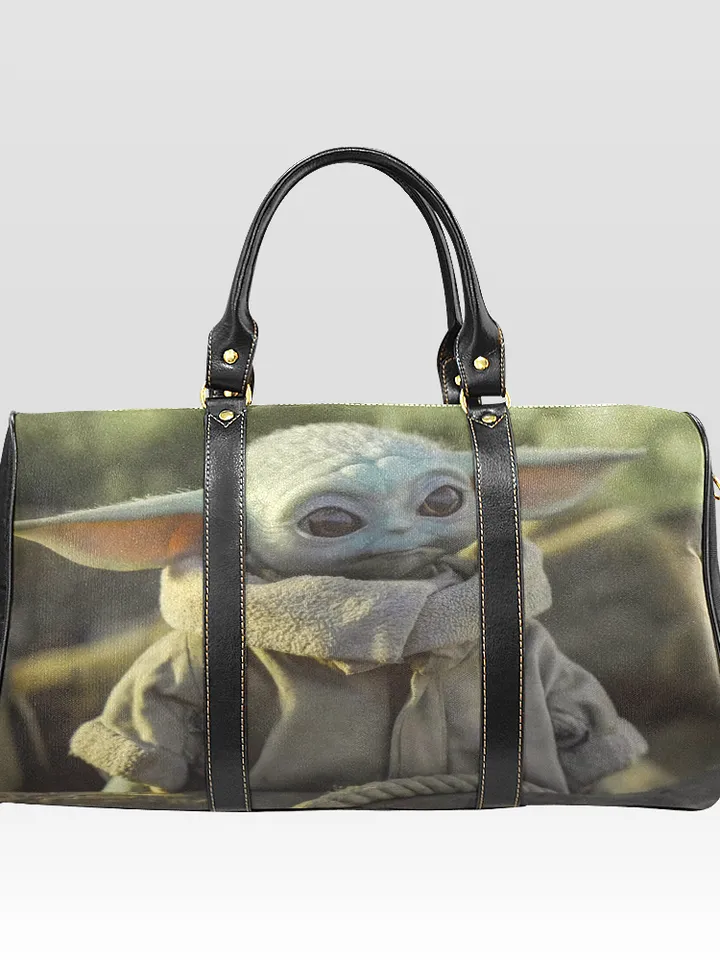 Baby Yoda Mandalorian Travel Bag, Duffel Bag
